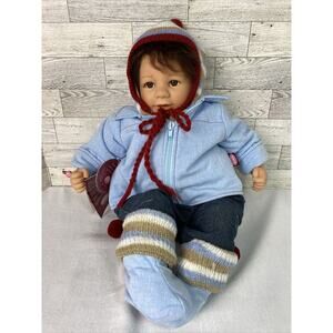 Gotz TOM Baby Boy Artist Doll Tags Limited Ed #29/1000 Brown Hair Eyes 20” RARE